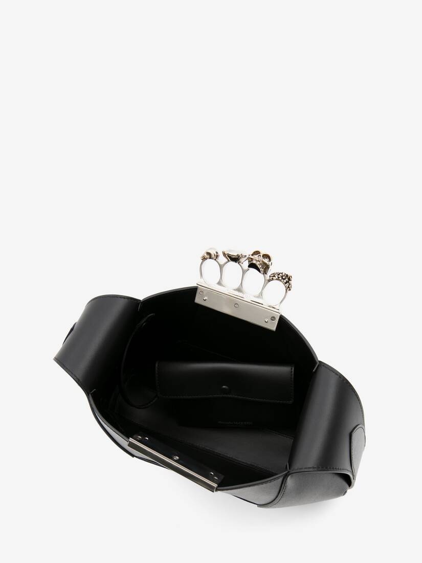 Women's The Jewelled Hobo Bag in Black - 5