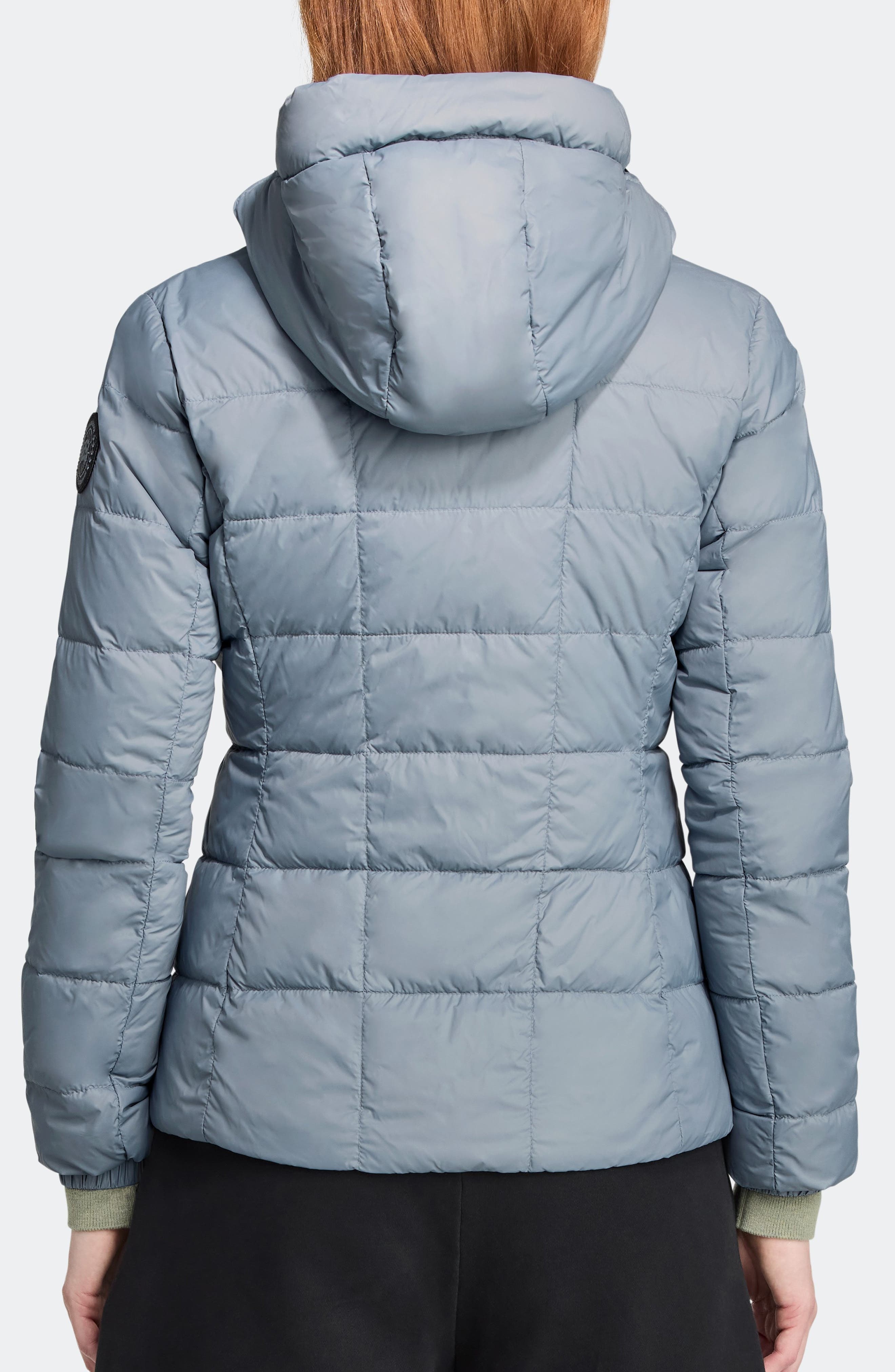 Canada Goose Abbott Hooded 750 Fill Power Down Jacket in Light Ozone Blue at Nordstrom - 2