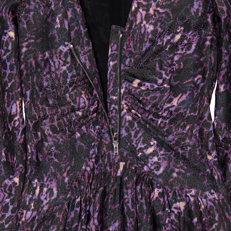 Isabel Marant Magaly Silk Blend Midi Dress - 7