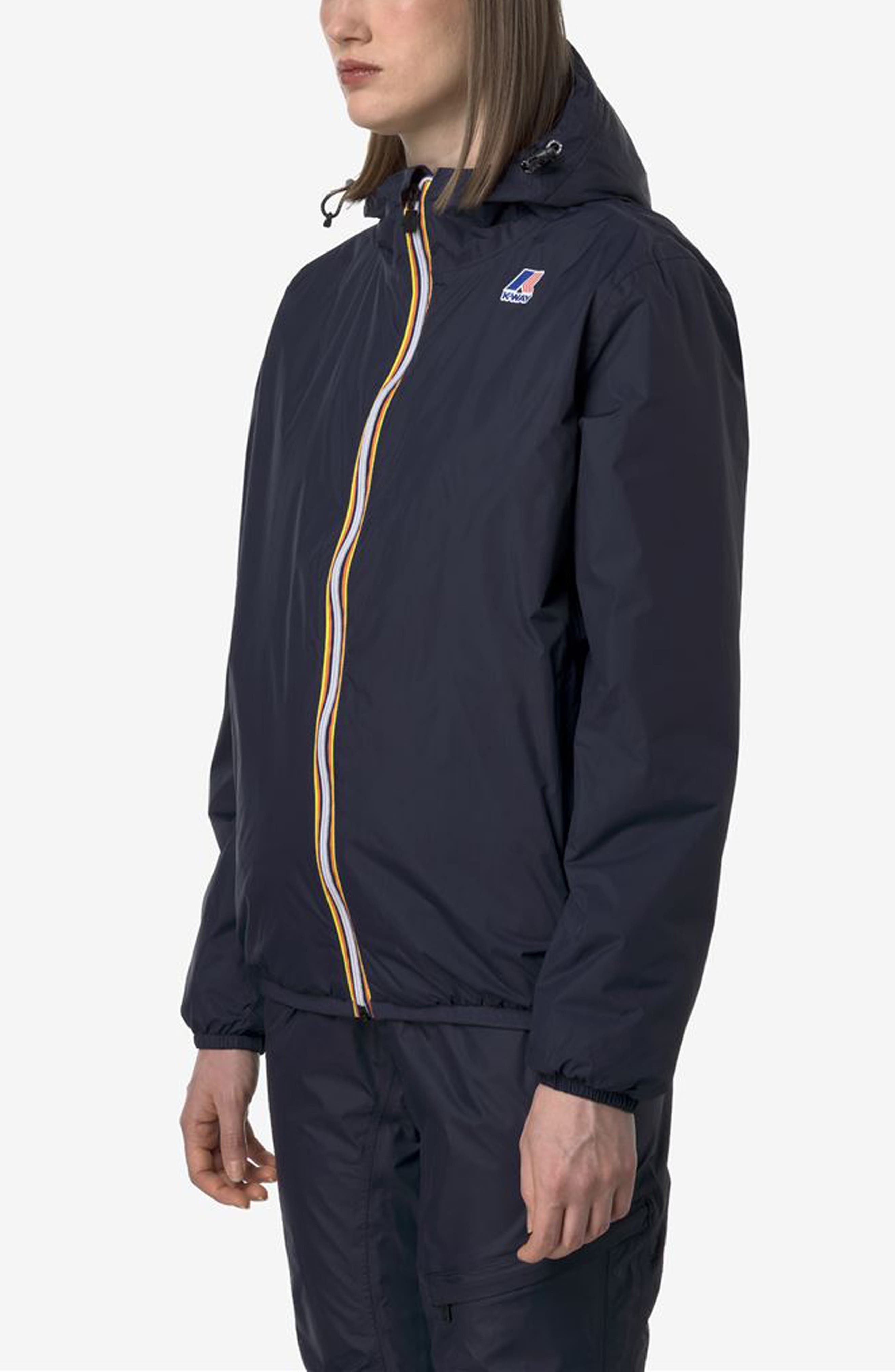 K-Way Le Vrai 4.0 Claude Warm Water Repellent Jacket in Blue Deep Cobalt at Nordstrom - 3