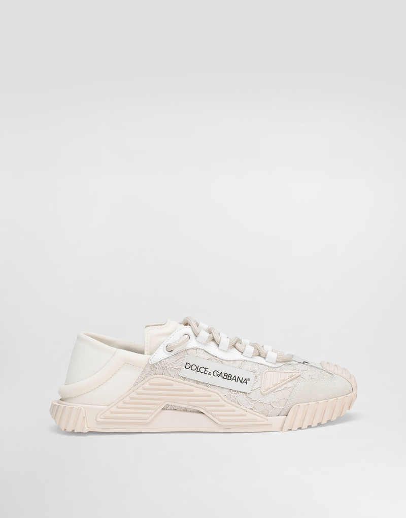 Mixed-materials NS1 slip-on sneakers 1