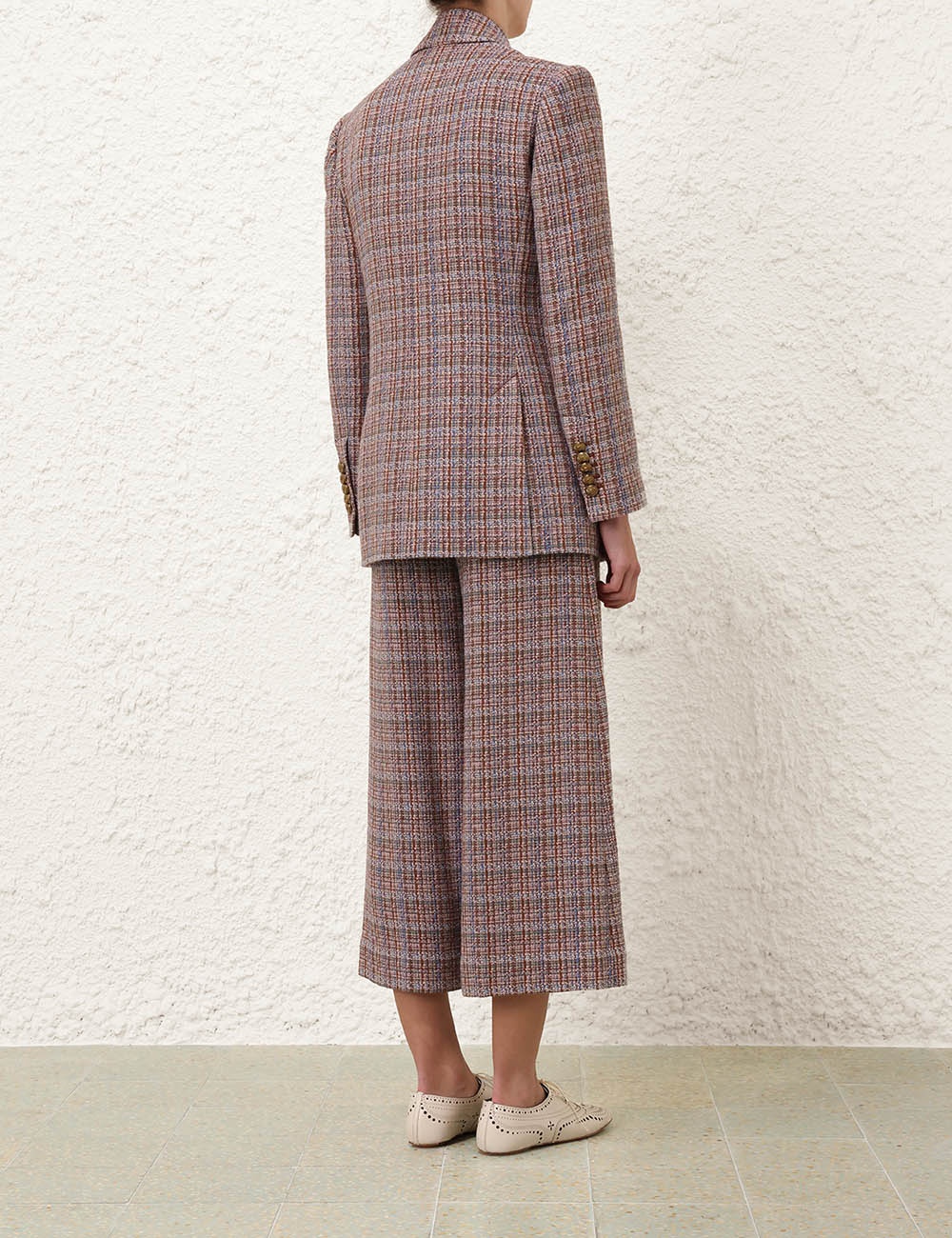 ILLUSTRATION TWEED JACKET - 4