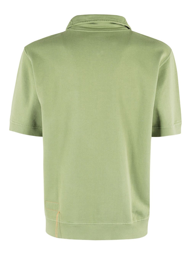 FORTELA zip-detail polo shirt outlook