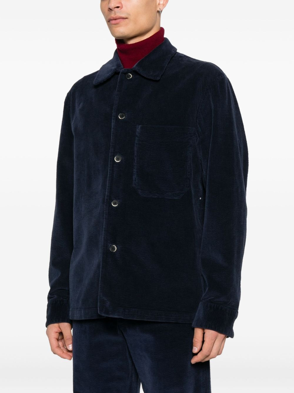 corduroy overshirt - 3