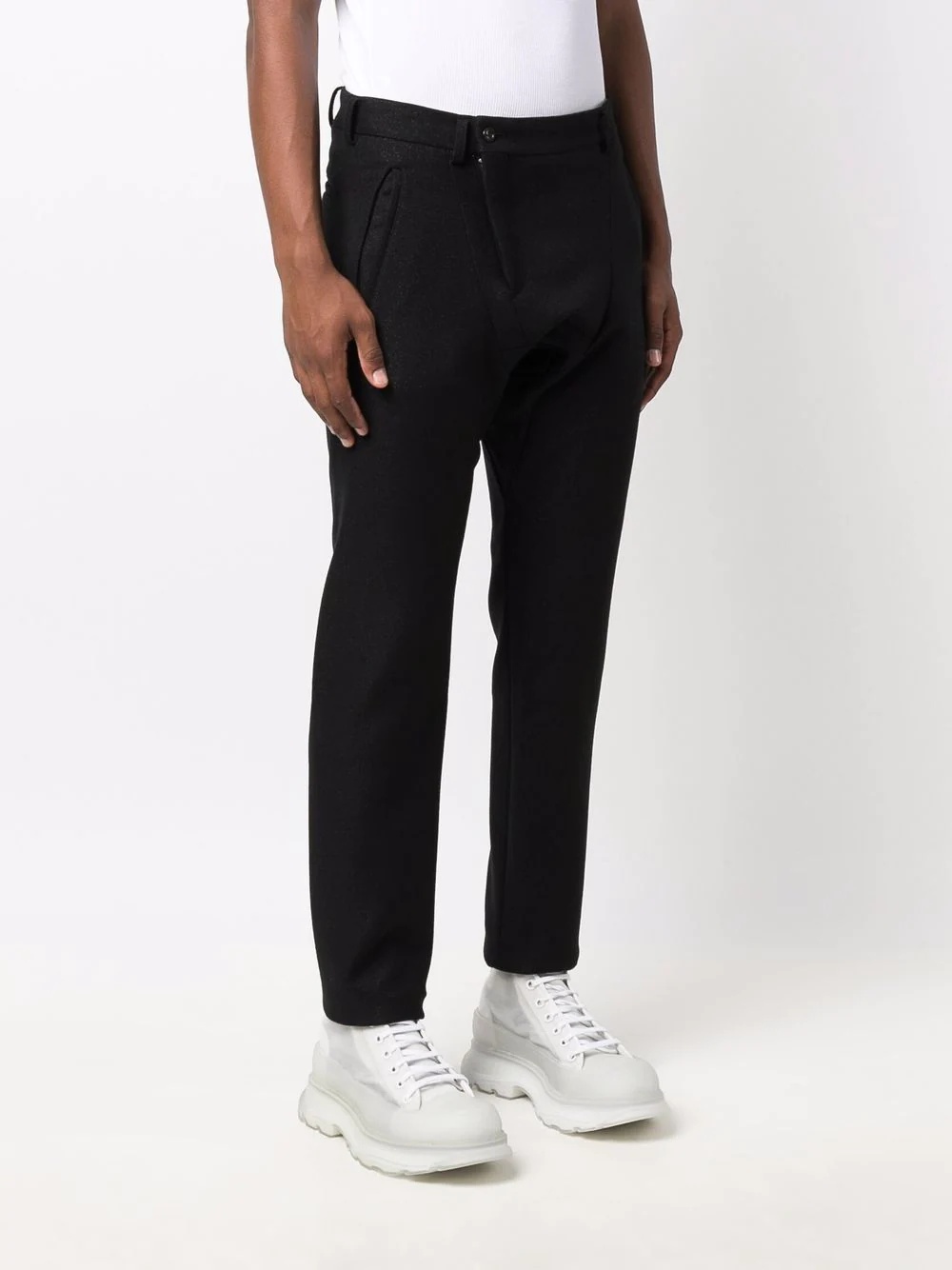 slim-cut trousers - 3