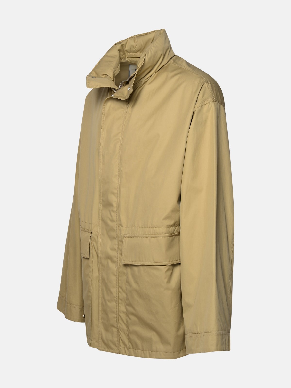 BEIGE COTTON PARKA - 2