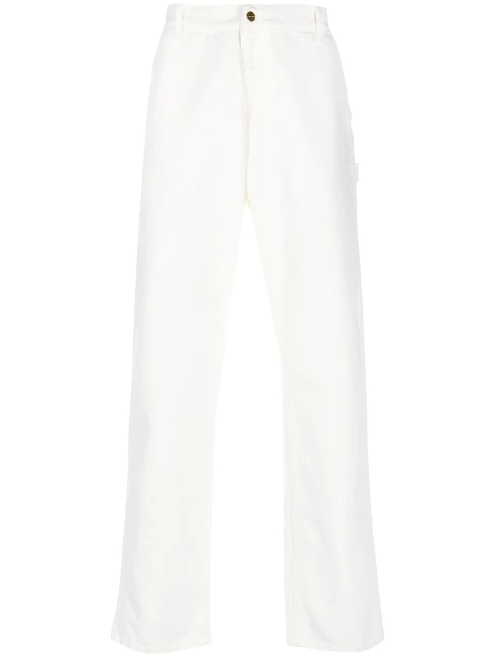 mid-rise straight trousers - 1