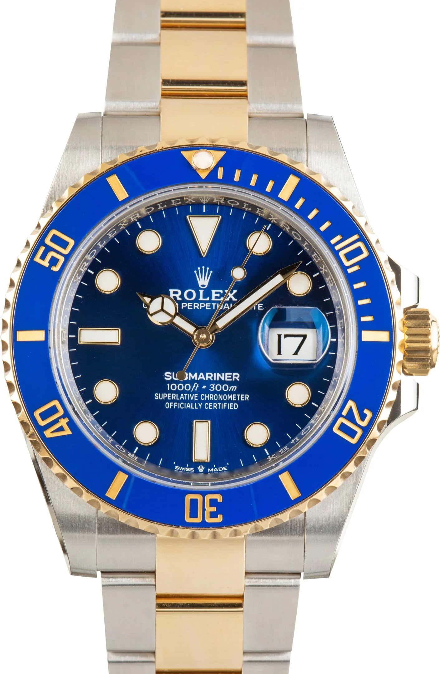 Used Rolex Submariner 126613LB Blue Chromalight Dial - 1
