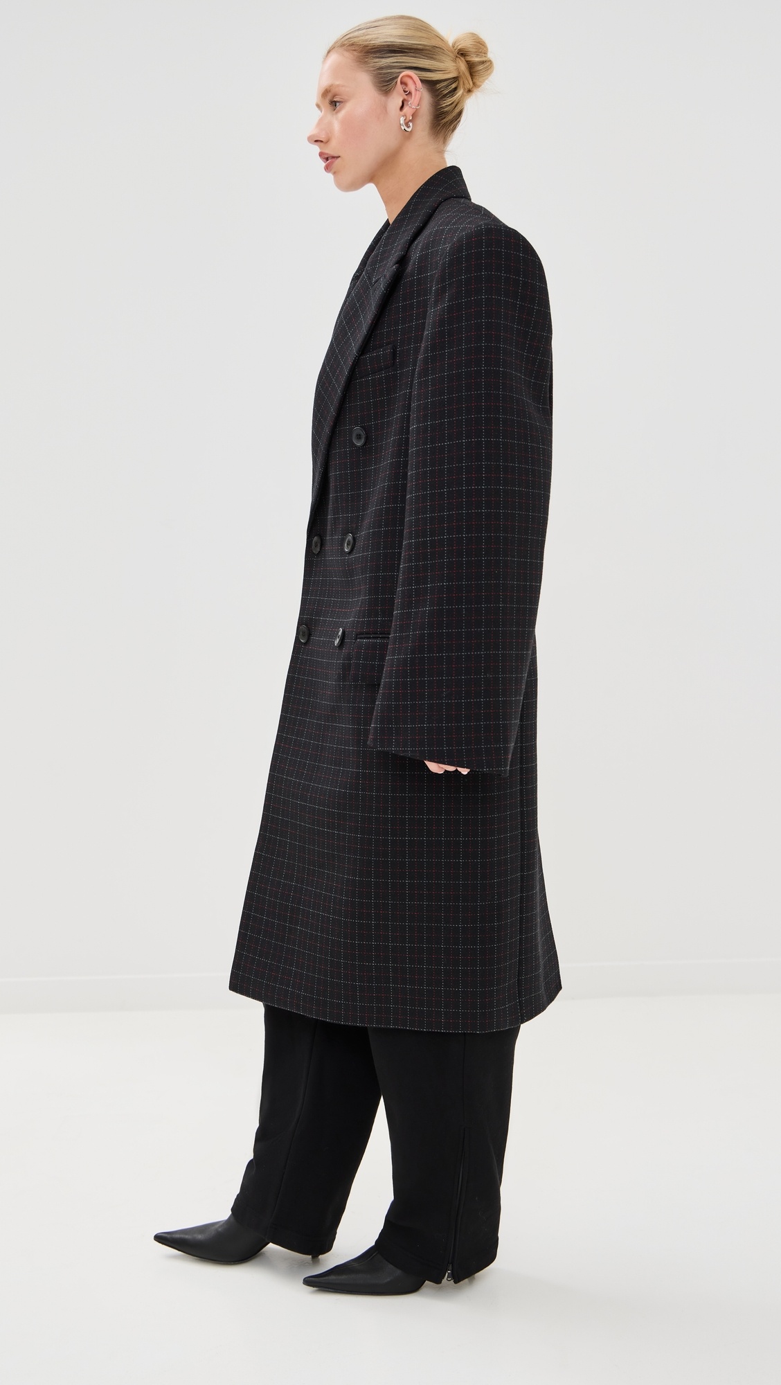 Oversize Double Breasted Coat - 3