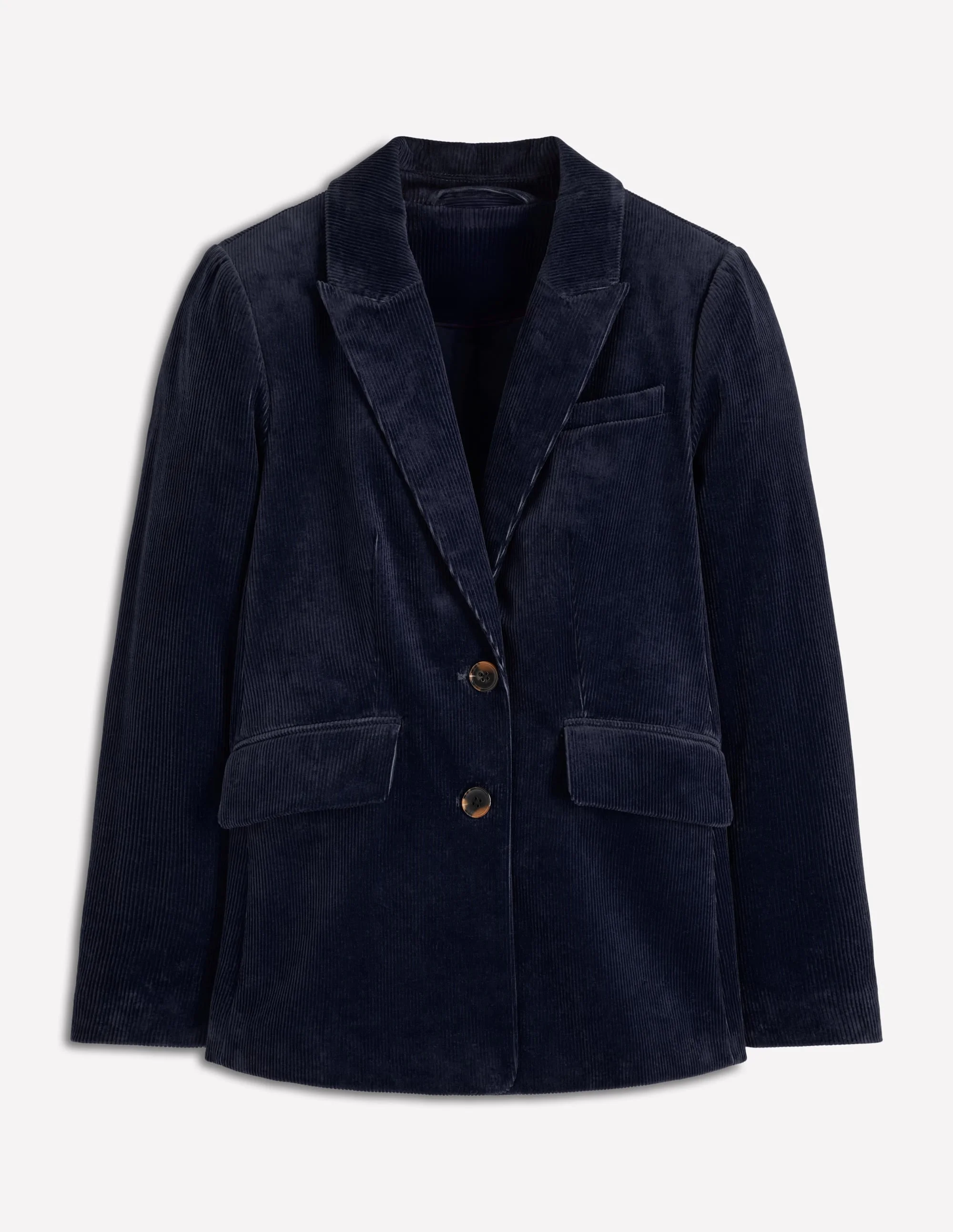 Stamford Cord Blazer-Navy - 1