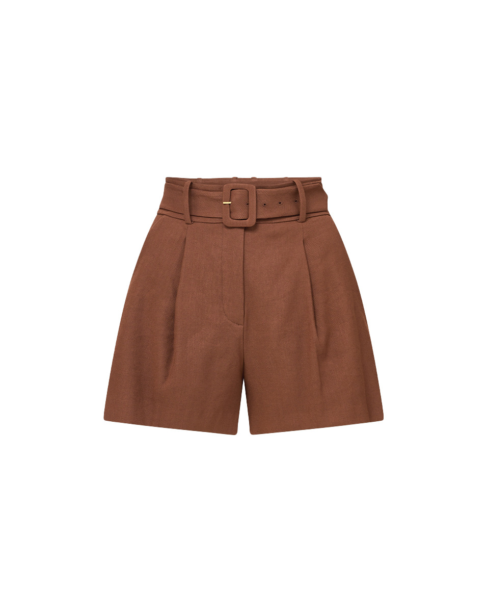 PIPER STRETCH-LINEN SHORT - 1