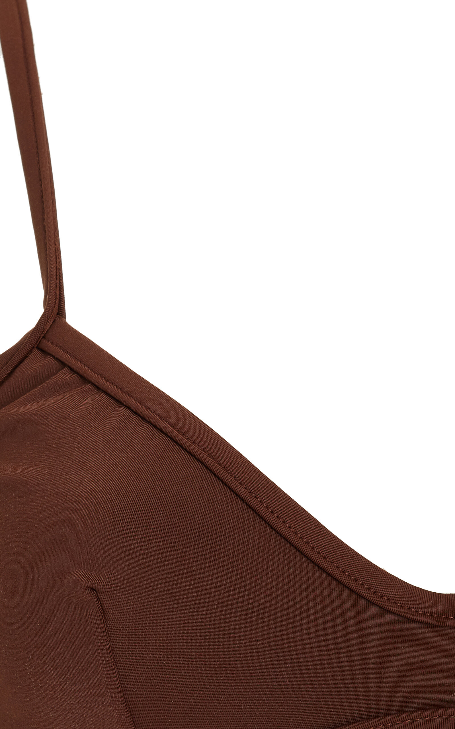 Pipping Triangle Bikini Top brown - 4