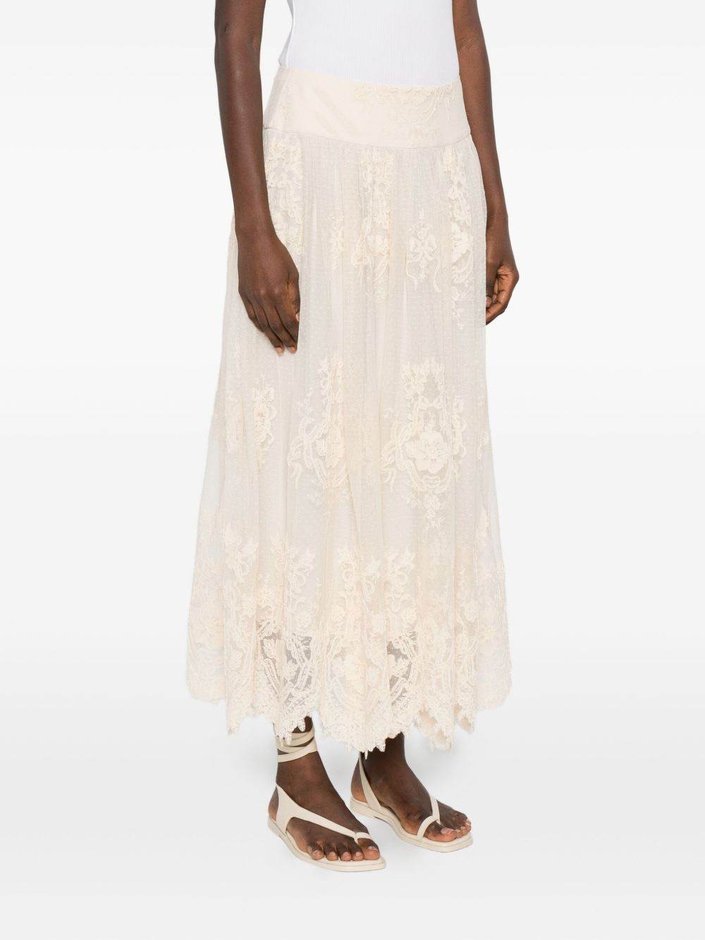 lace maxi skirt - 3