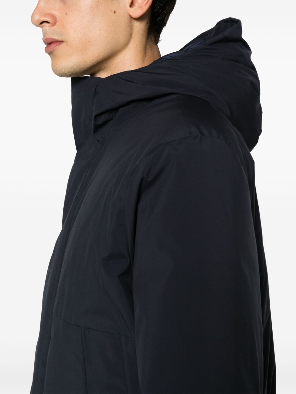 padded hooded parka coat - 5