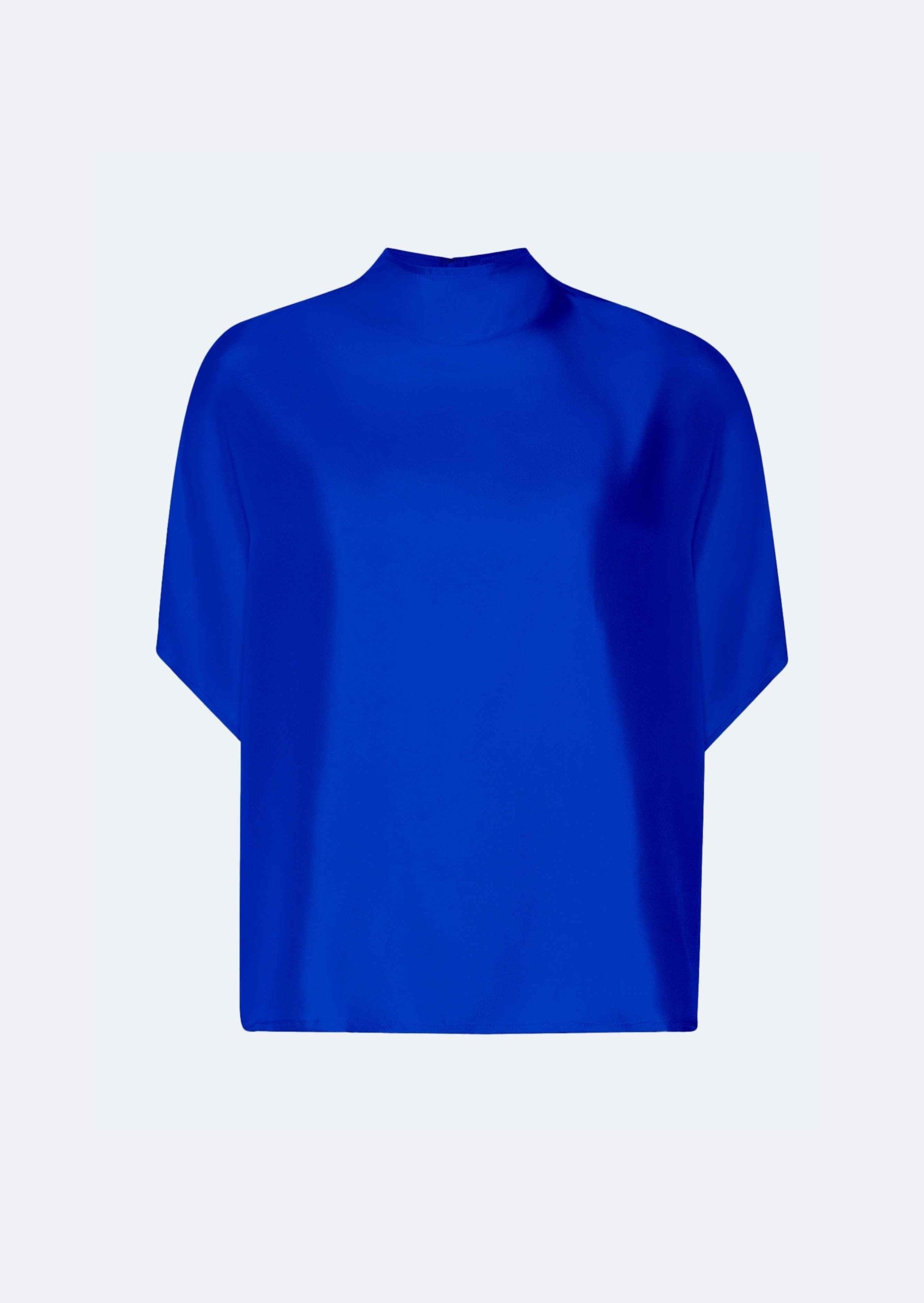 Silky Twill Cape Tee - 1