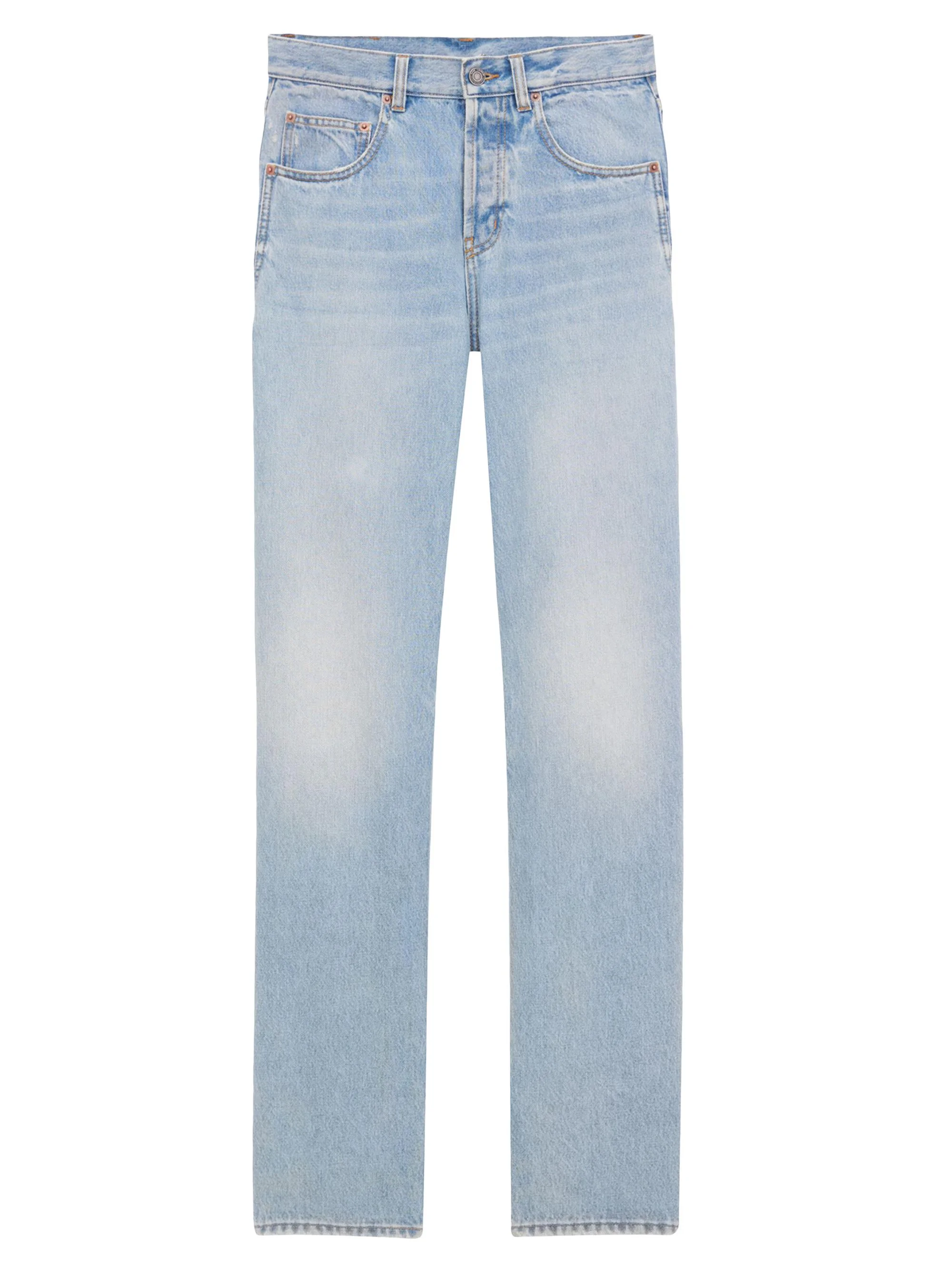 Men's Baggy Jeans in Denim - Michigan Blue - 1