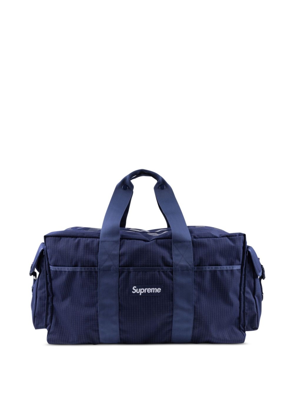 box-logo ripstop duffle bag - 1