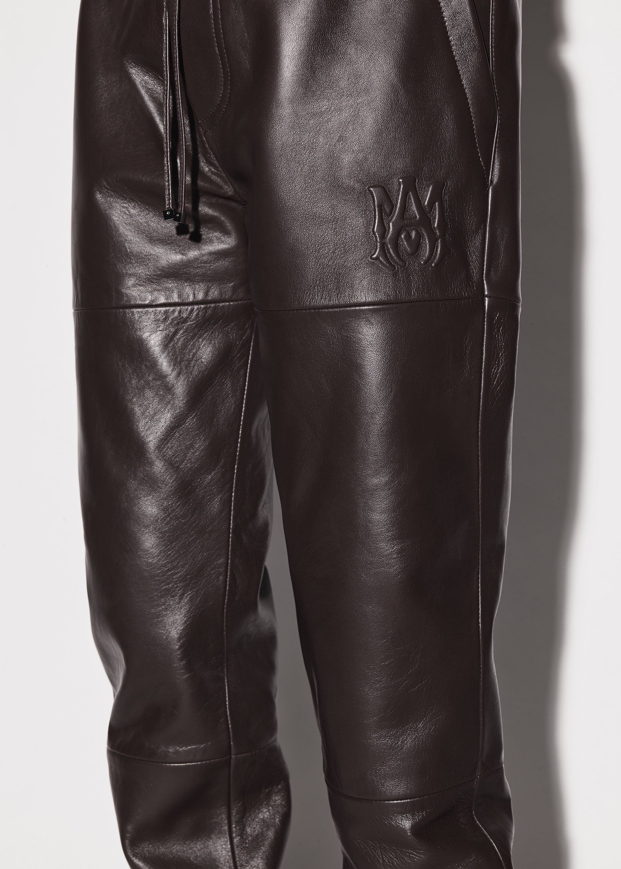 LEATHER JOGGER - 7