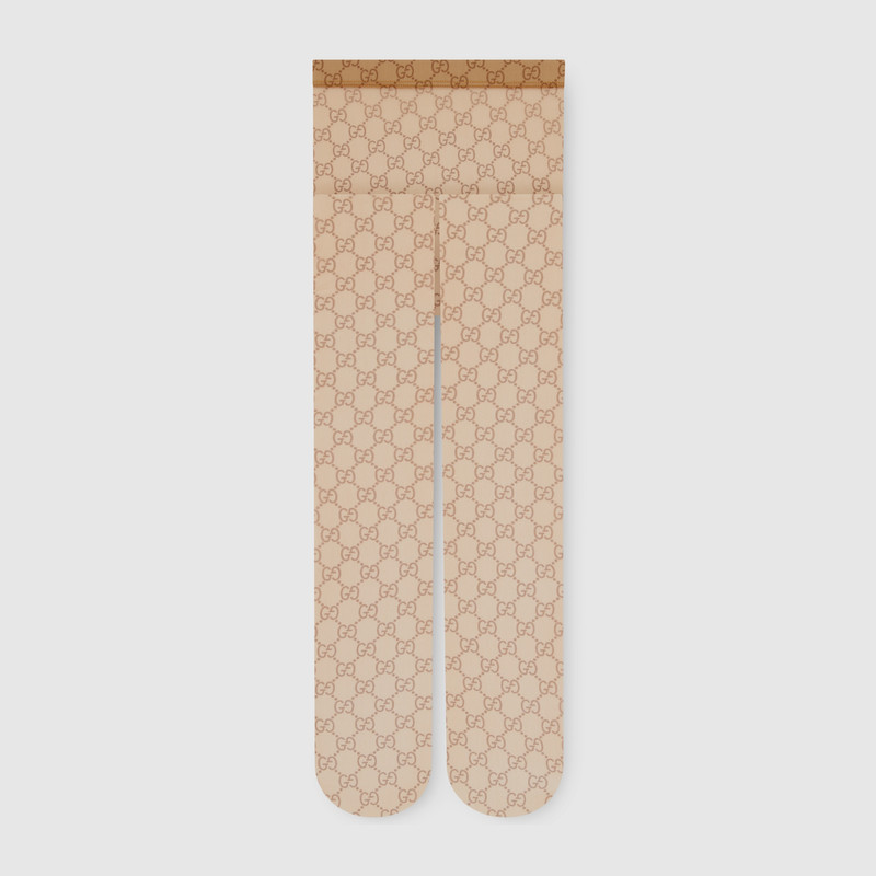 Printed stretch nylon tights 1