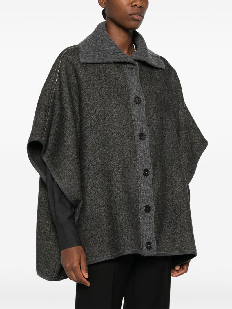 Filo Diamante diagonal double cape 3