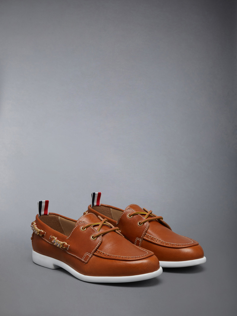 VACCHETTA BROGUE BOAT SHOE 2