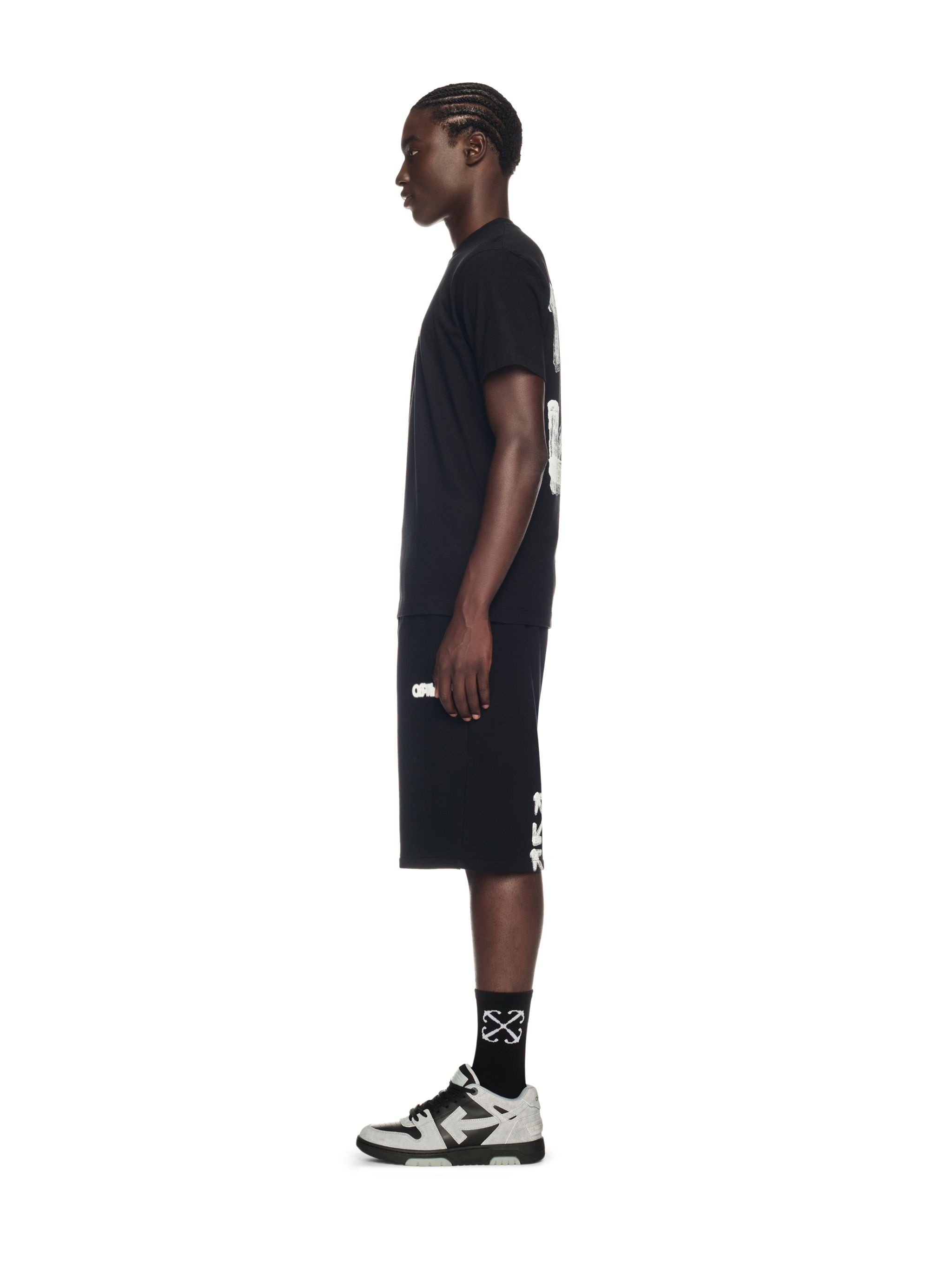 Off-White Black Spray Arrow T-shirt | REVERSIBLE