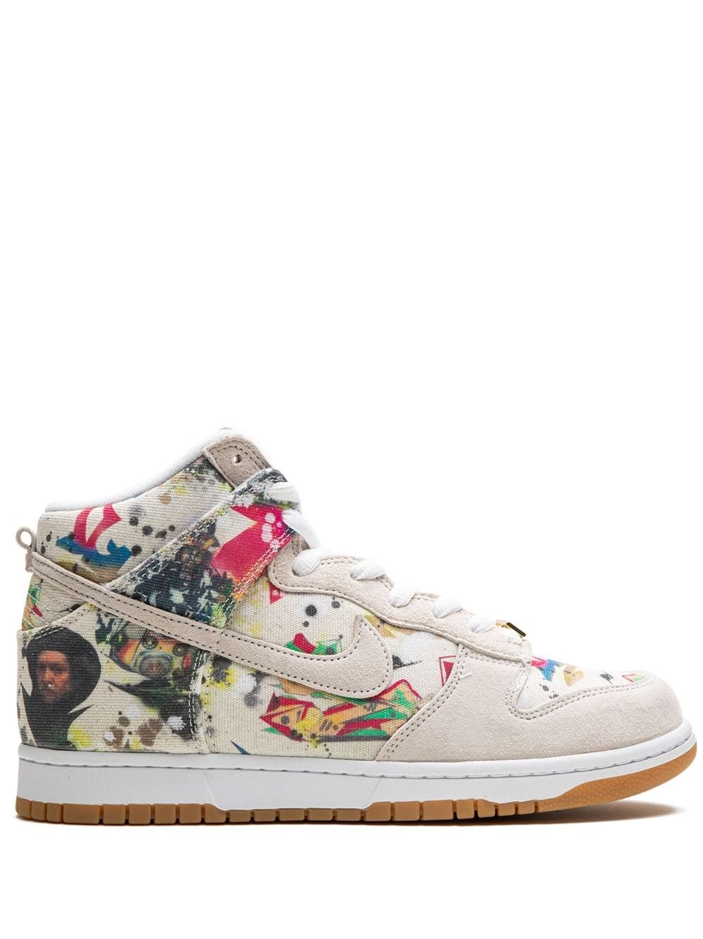 x Supreme SB Dunk High "Rammellzee" sneakers - 1