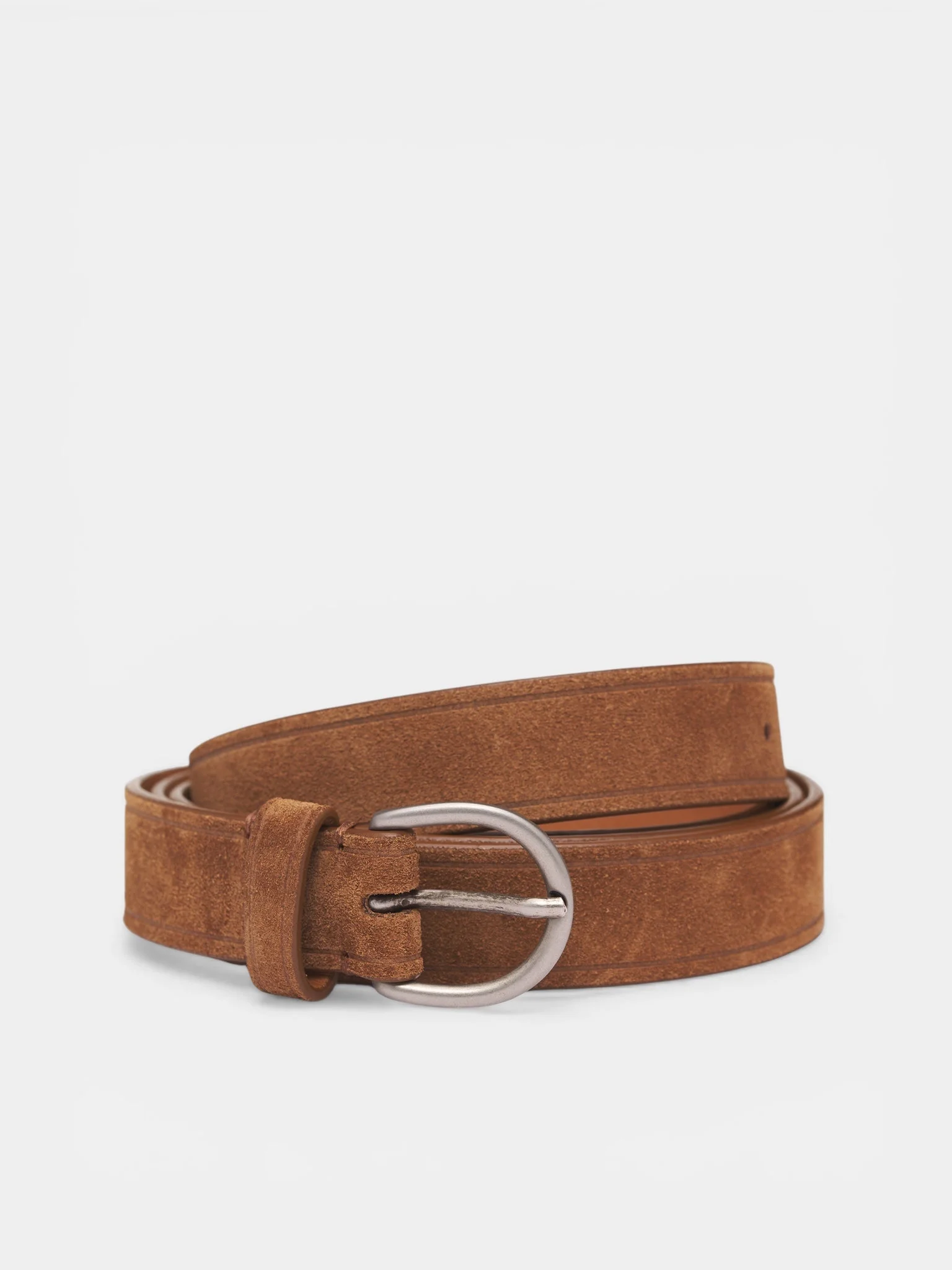 Konji Brown Reverse Leather Belt - 1