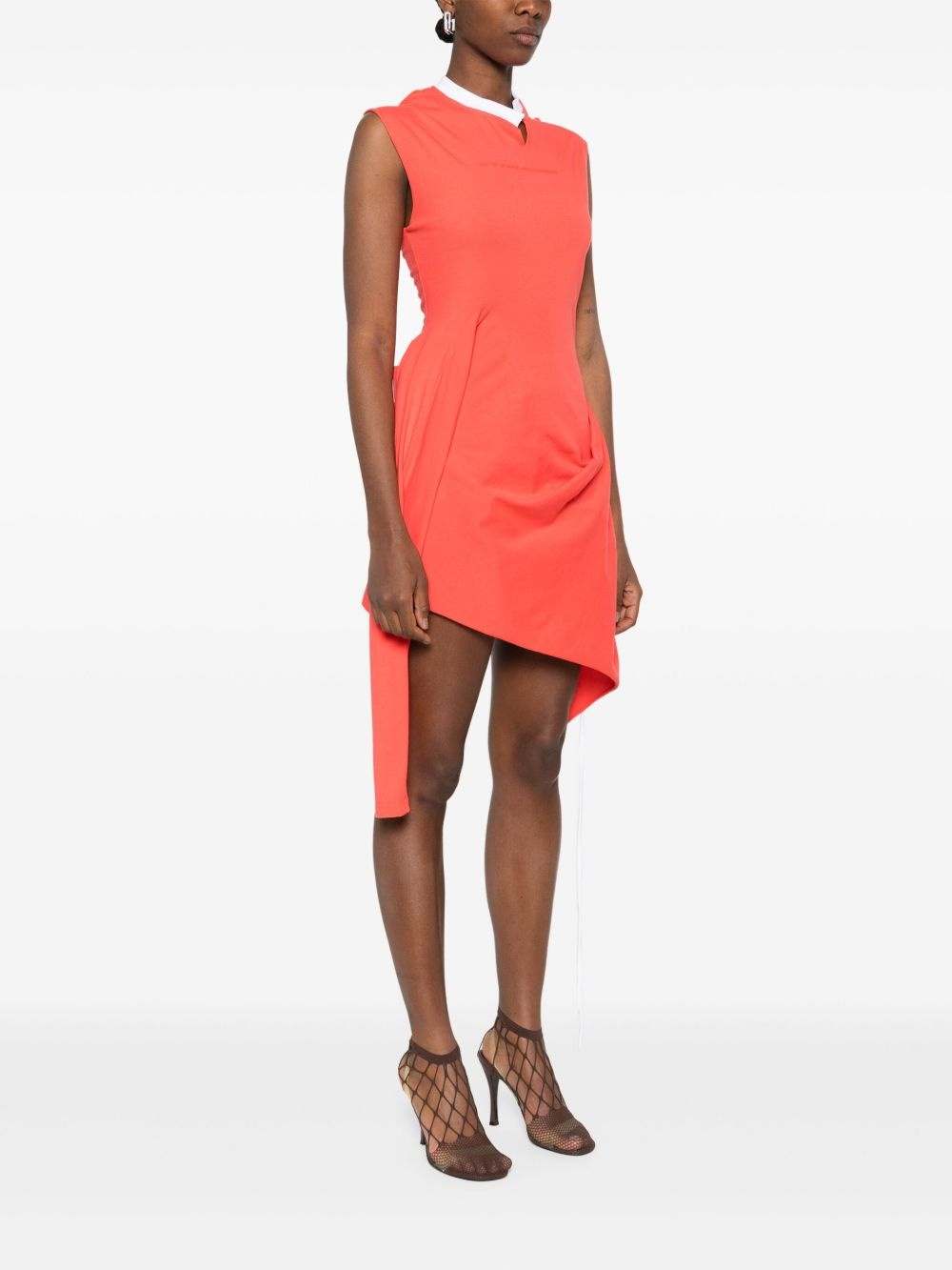 cut out-detail mini dress - 3