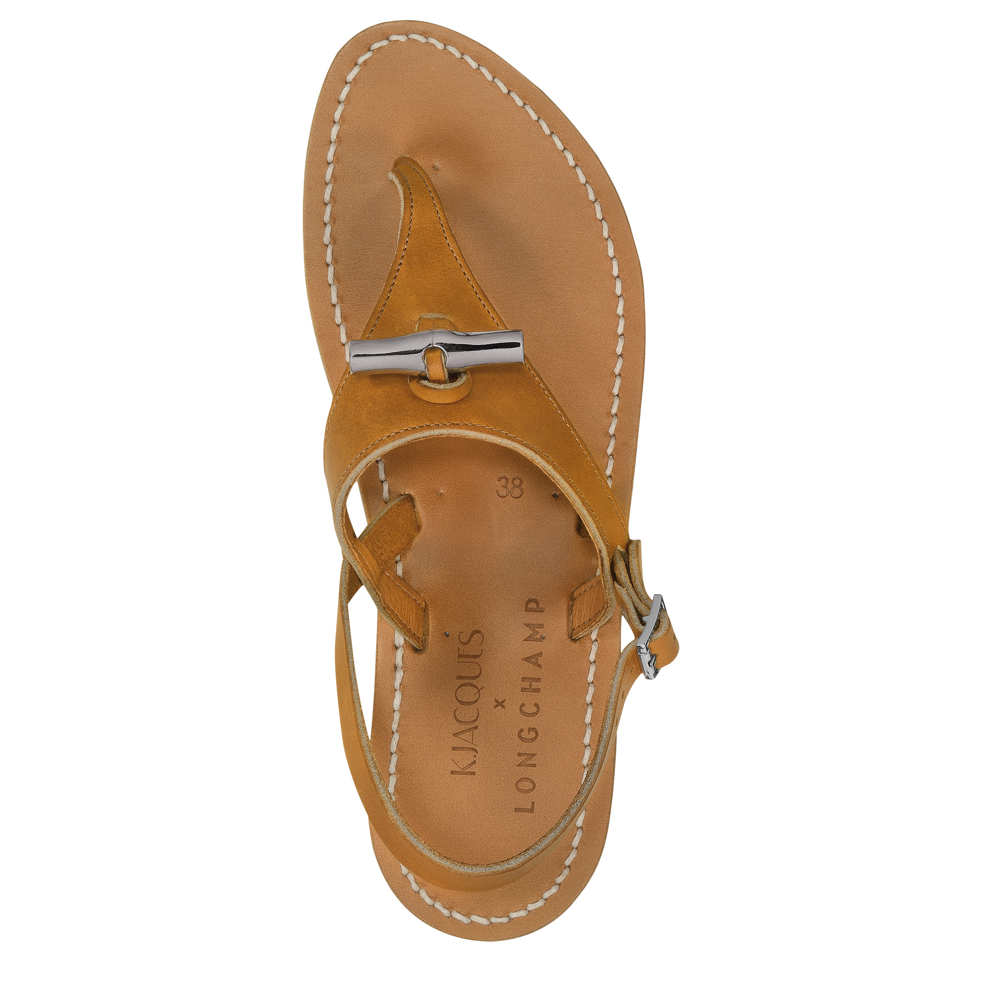 Longchamp x K.Jacques Sandals Natural - Leather - 3
