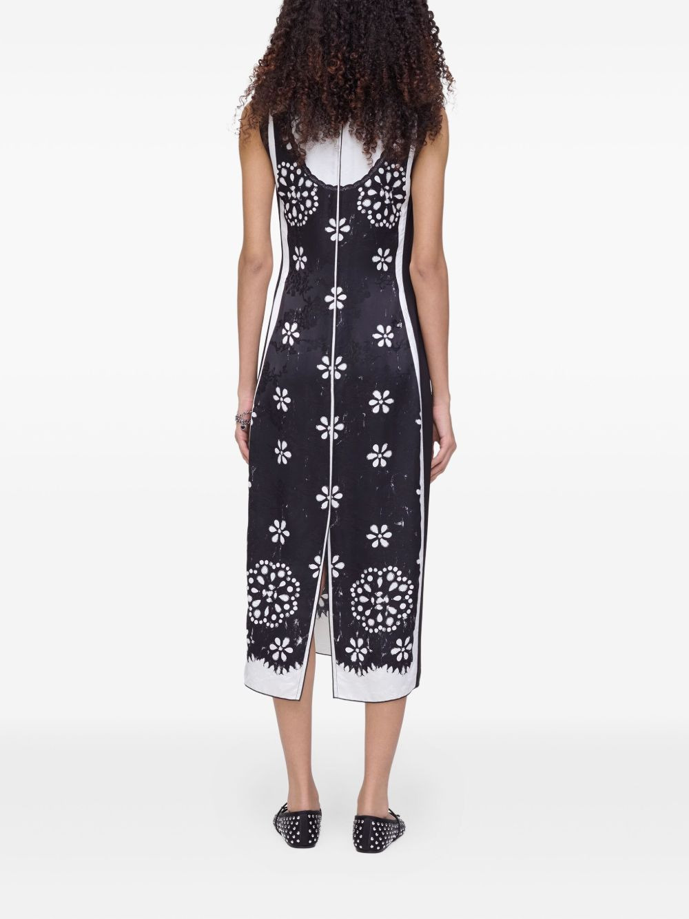 eyelet-floral dress - 4