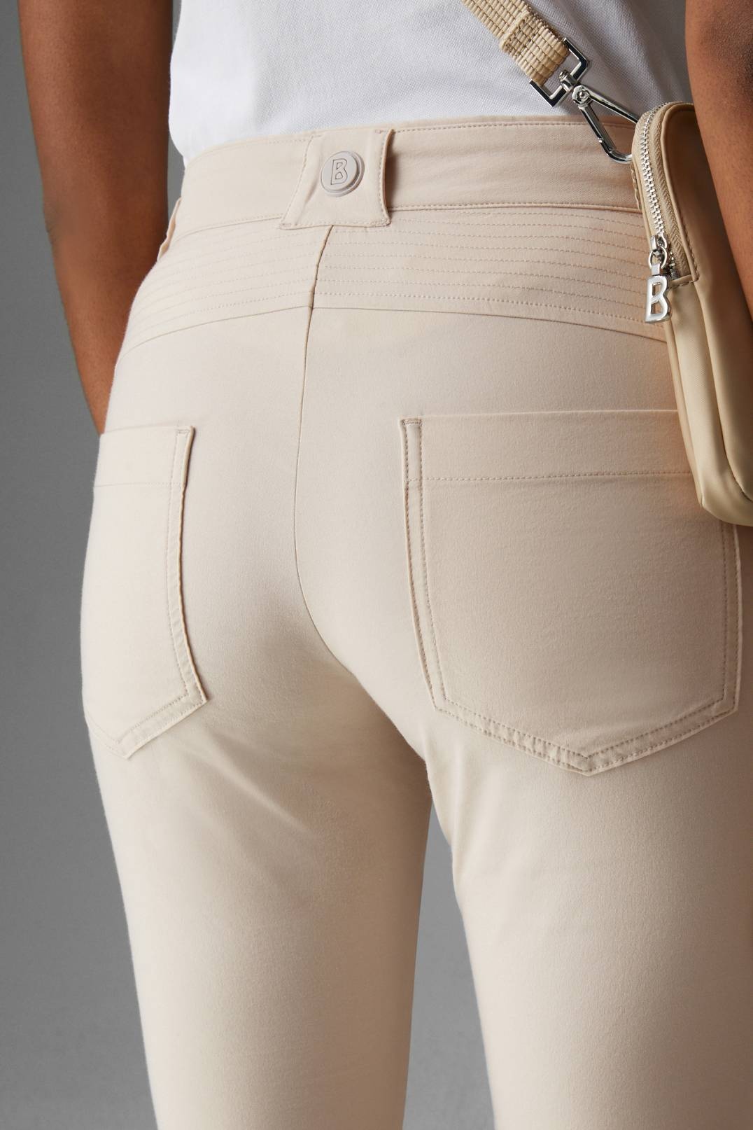 KERI 7/8 FUNCTIONAL PANTS IN LIGHT BEIGE - 5