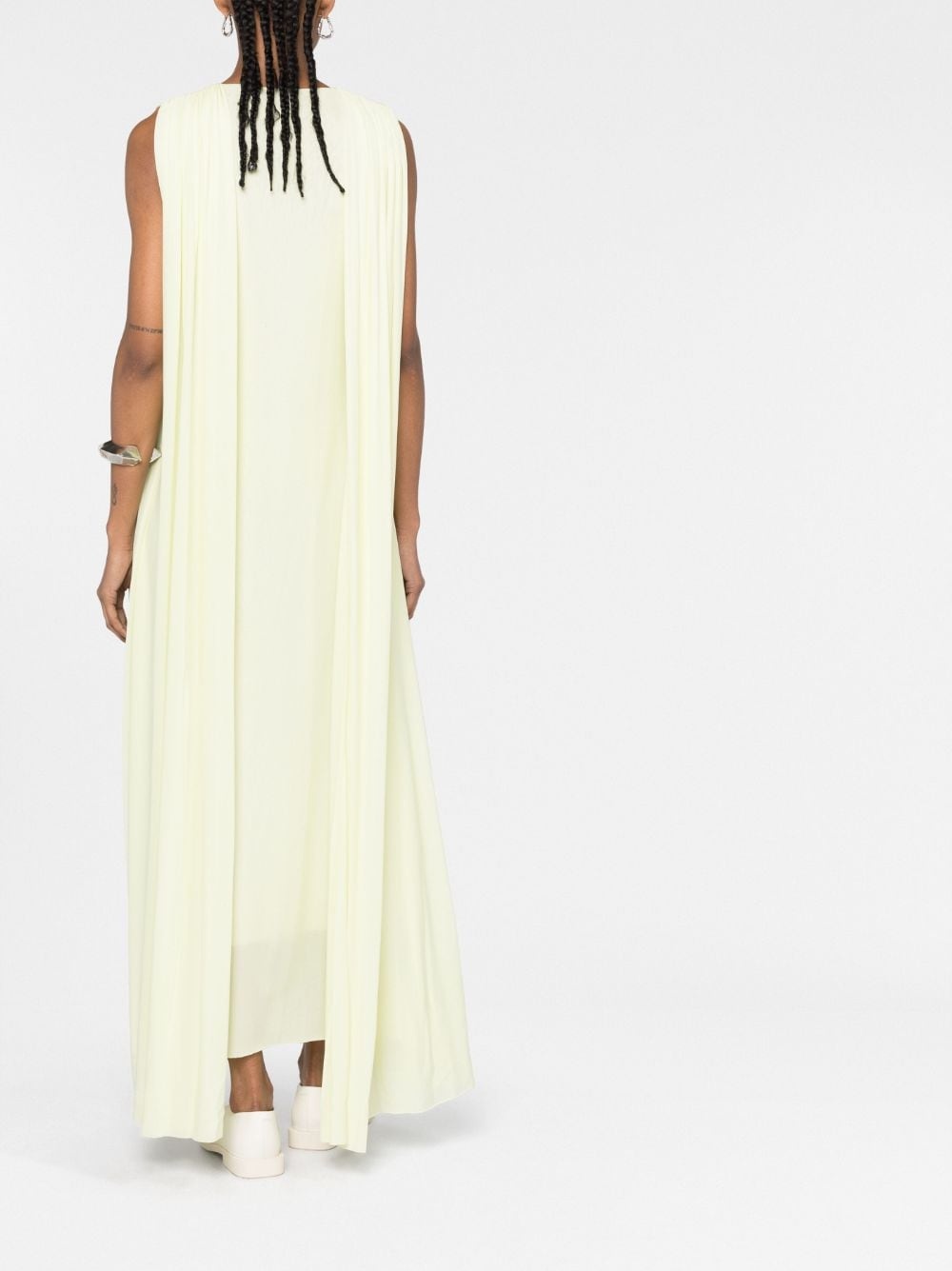 draped maxi dress - 4