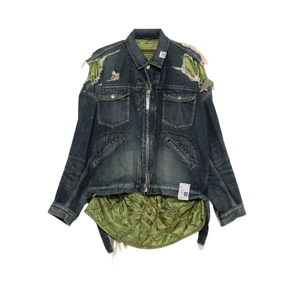 Maison Mihara Yasuhiro Blue Jackets - Denim Jackets Men - 1