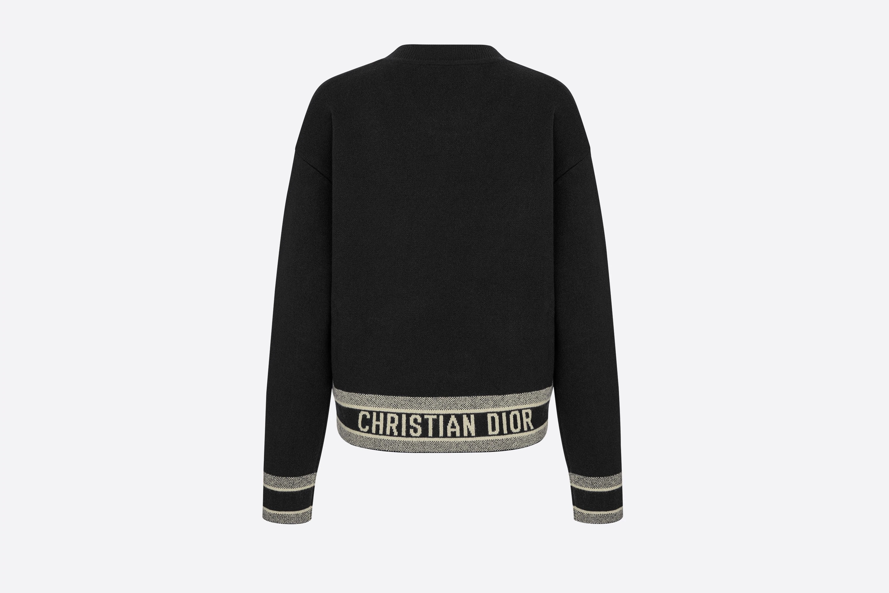 Sweater with 'Christian Dior' Signature - 2