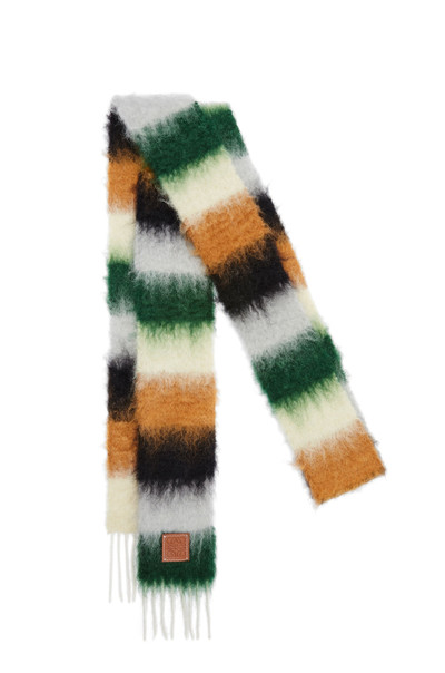 Loewe Stripe scarf in mohair outlook