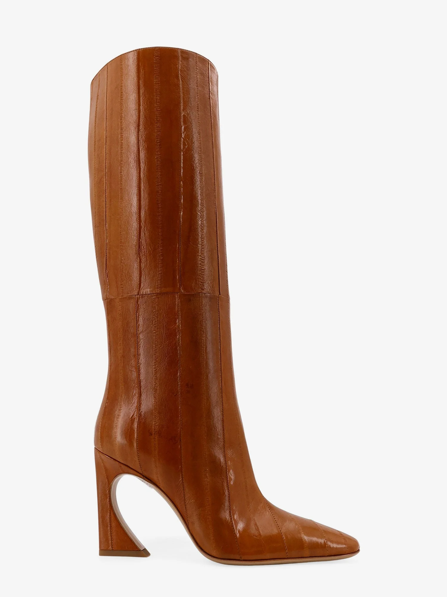 Fendi Arco Hagfish Leather Boots - 1