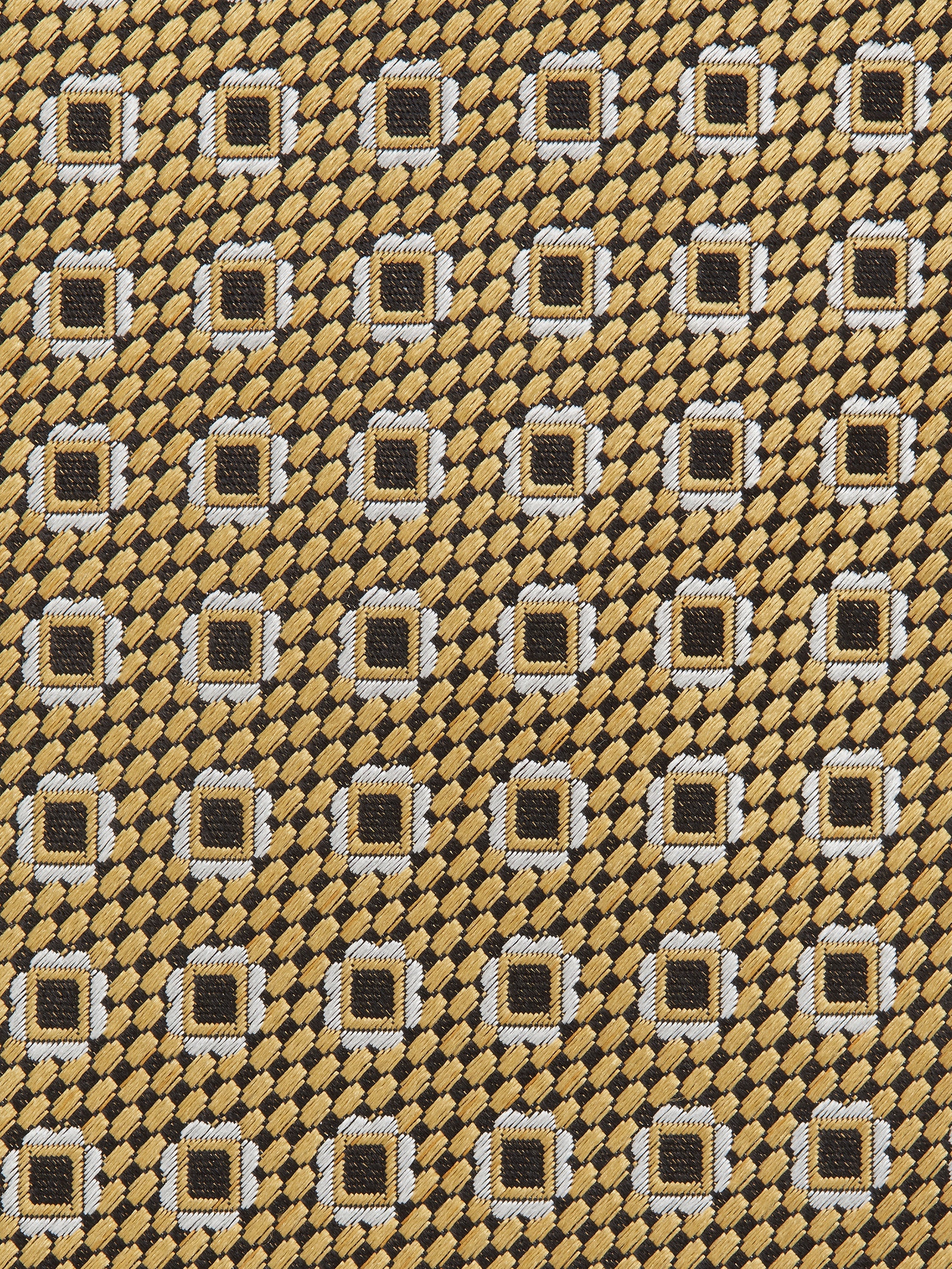 YELLOW SILK TIE - 2