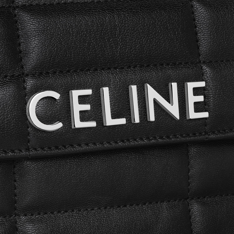 CHAIN SHOULDER BAG MATELASSE MONOCHROME CELINE in Quilted Goatskin 4