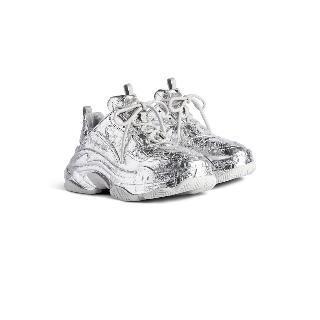 靴 BALENCIAGA \"Triple S\" 43 silver Balenciaga Triple S 43 | eBay