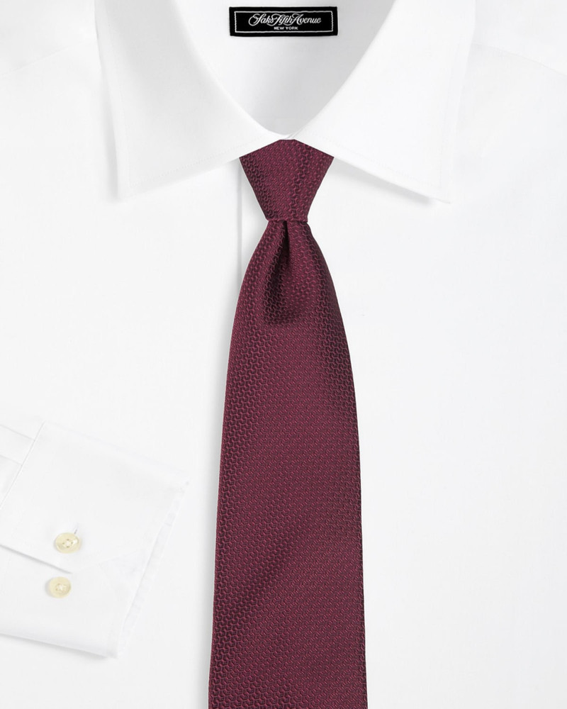 Canali Men & apos;s Tonal Silk Jacquard Tie outlook