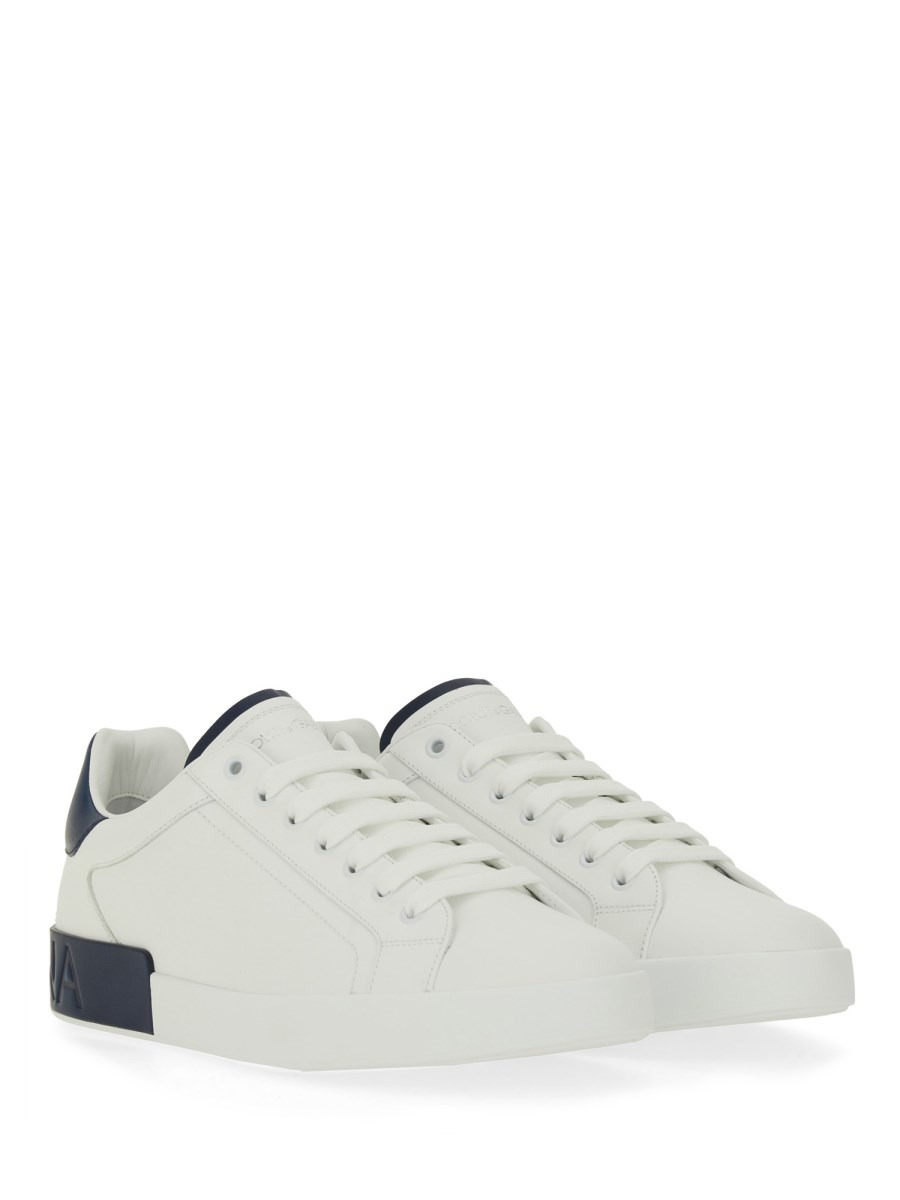 LEATHER PORTFINO SNEAKER - 2