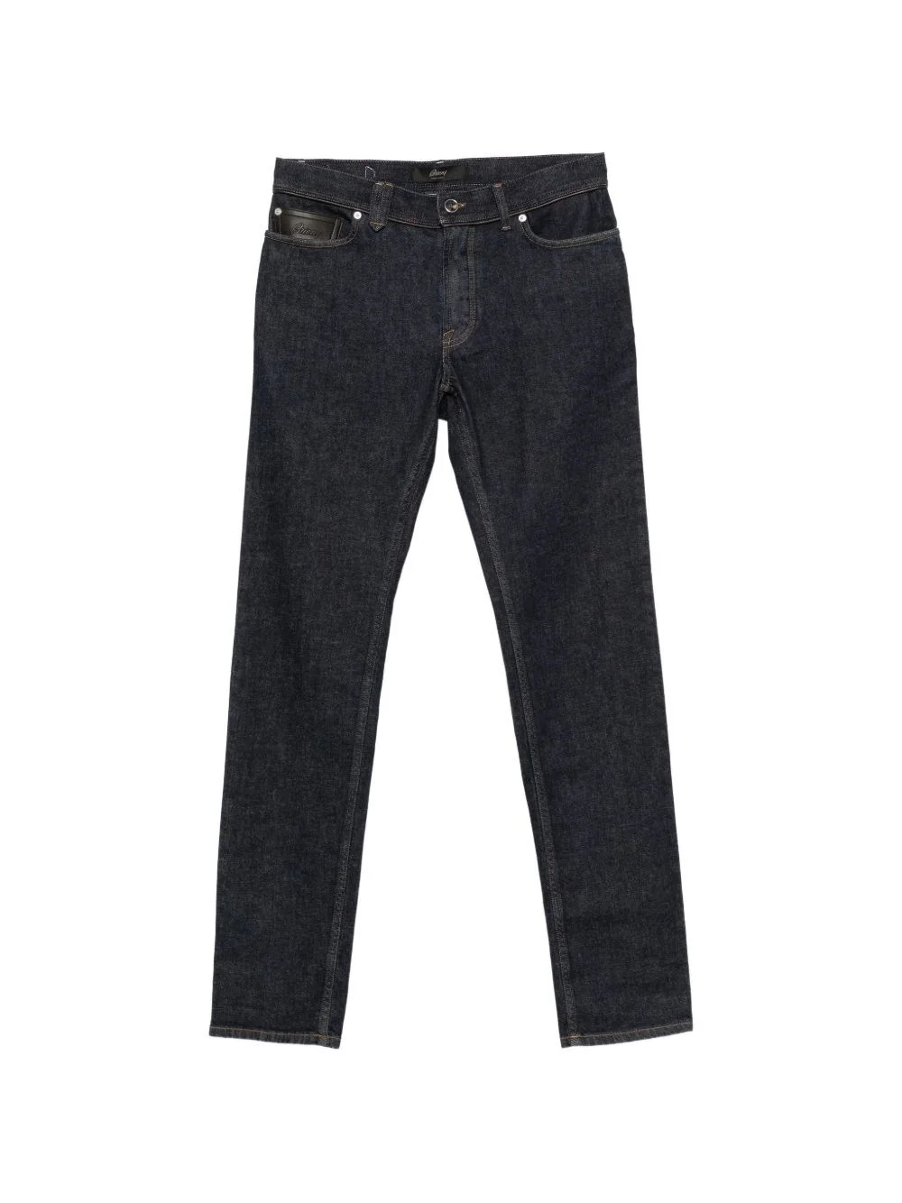 Cotton and cashmere denim jeans - 1