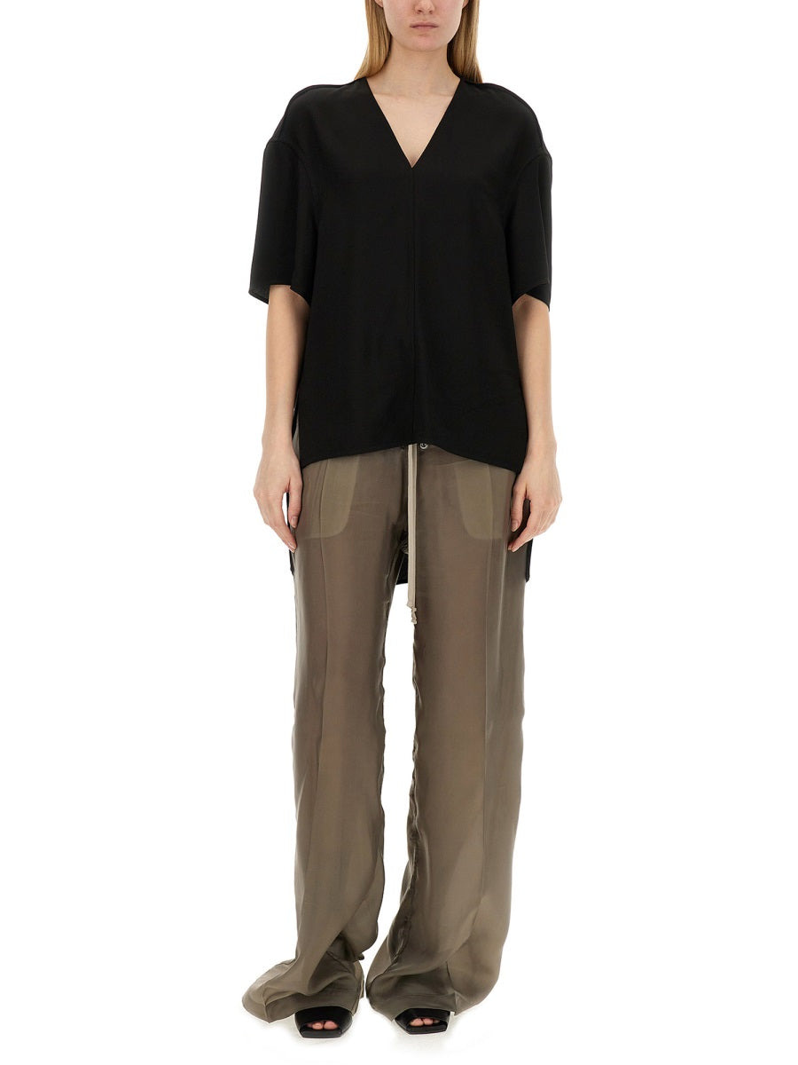 Rick Owens Women V-Neck T-Shirt - 2