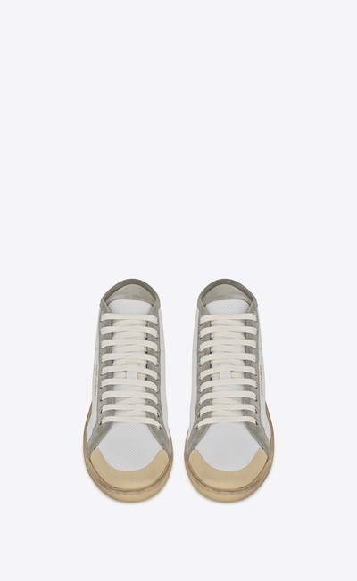 SAINT LAURENT court classic sl/39 sneakers in leather and suede outlook
