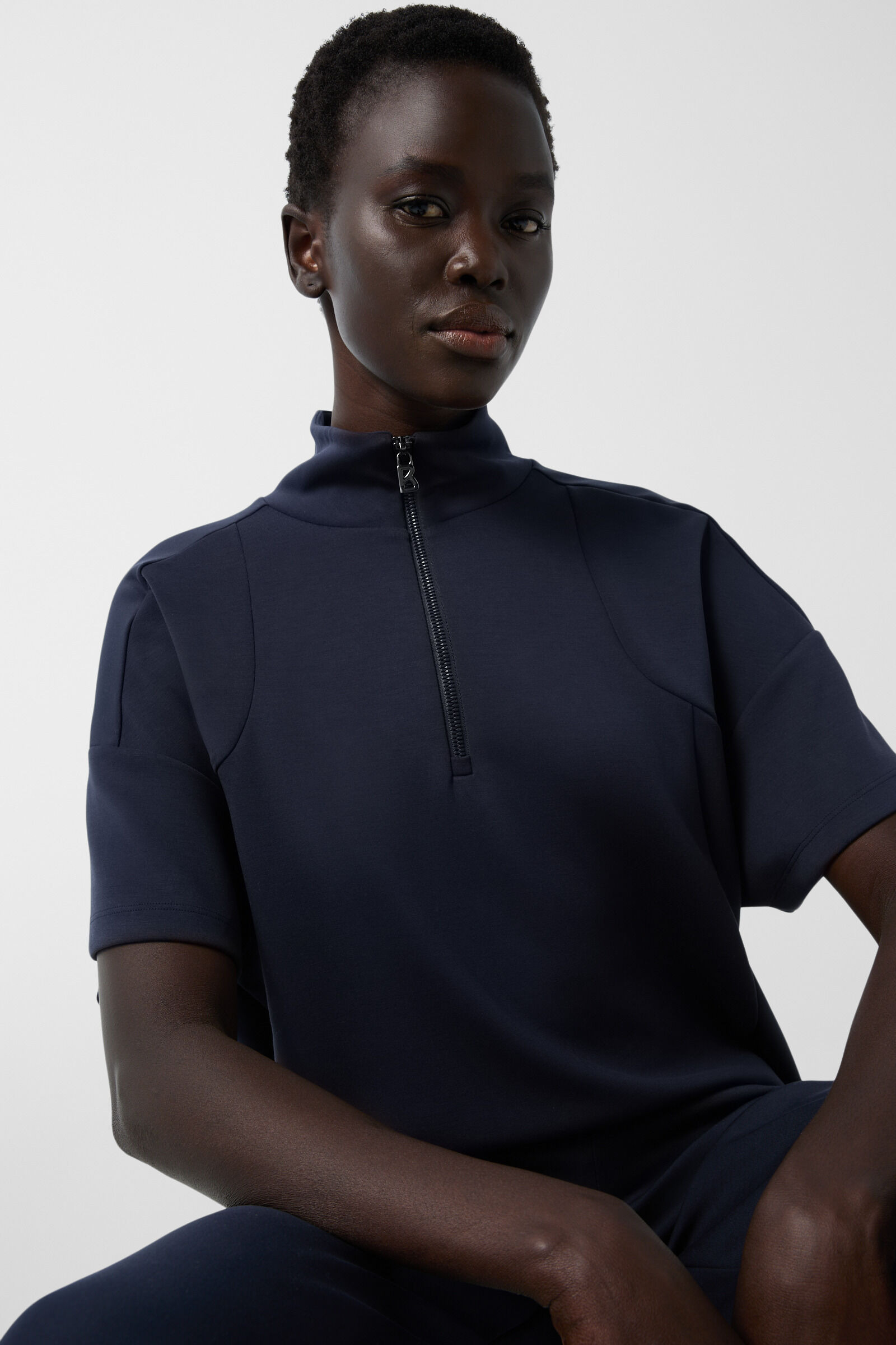 Mila sweatshirt in Navy blue - 4