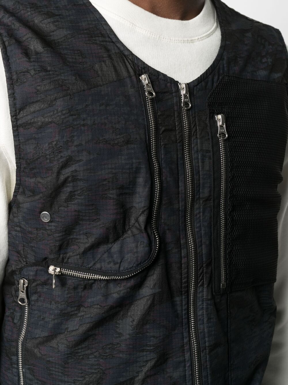 utility-style gilet - 5