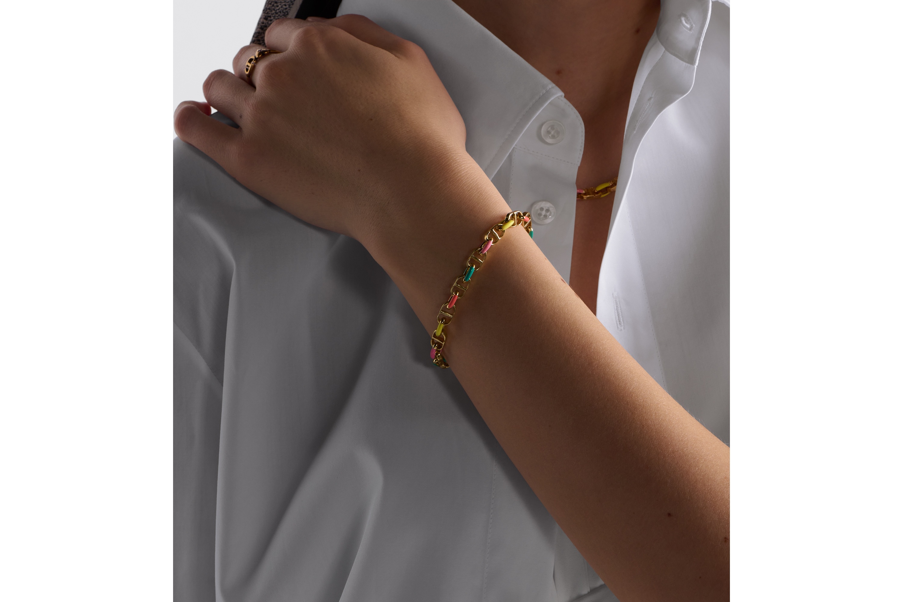 【パステルカラーが美しい★】Dioriviera Petit CD ブレスレット Dior Dioriviera Petit CD Bracelet | dior | REVERSIBLE