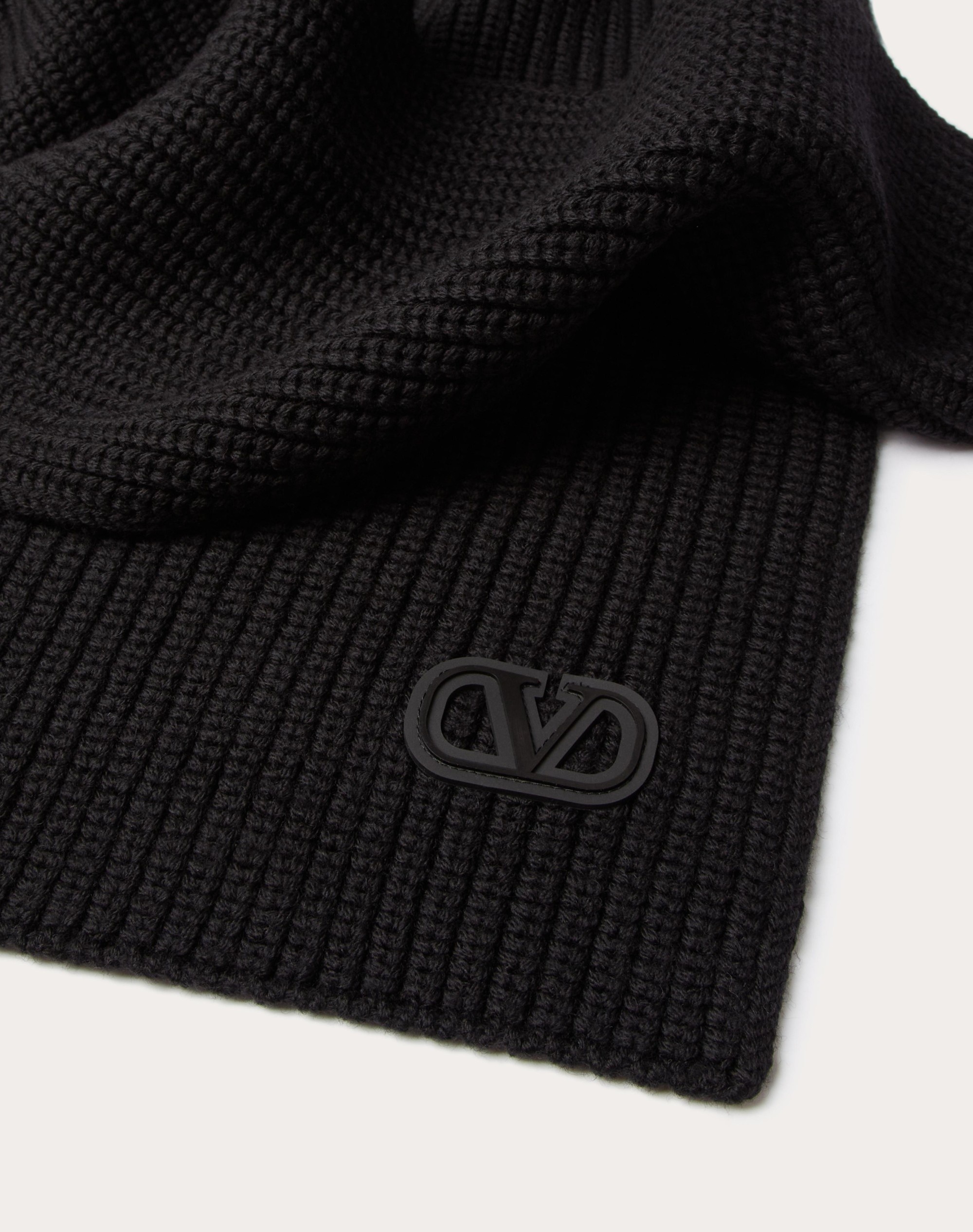 VLOGO SIGNATURE WOOL SCARF - 2