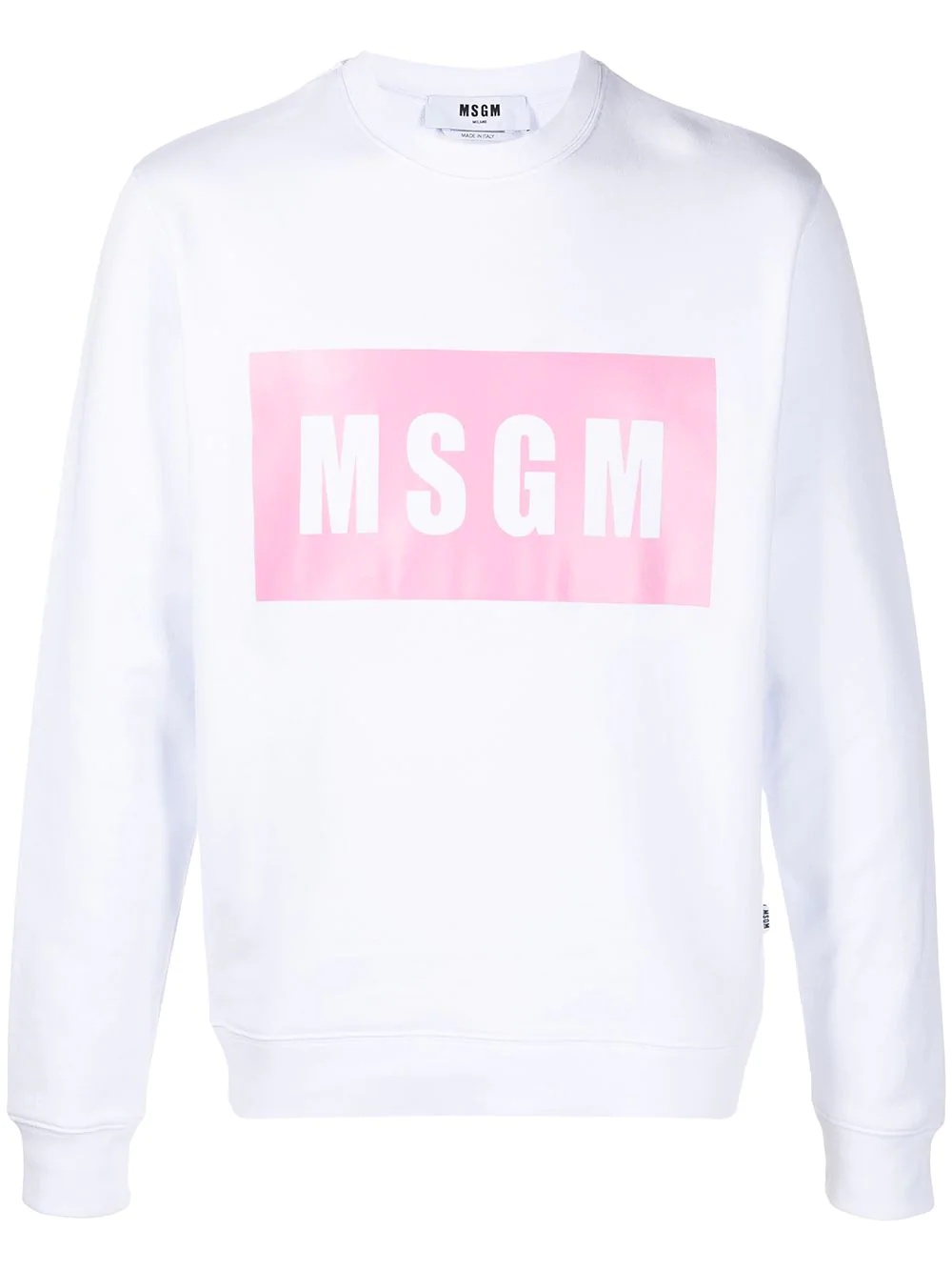 logo-print crew-neck sweatshirt - 1